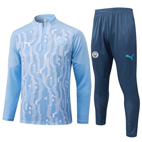 Sudadera De Training Manchester City 2024/25 Azul